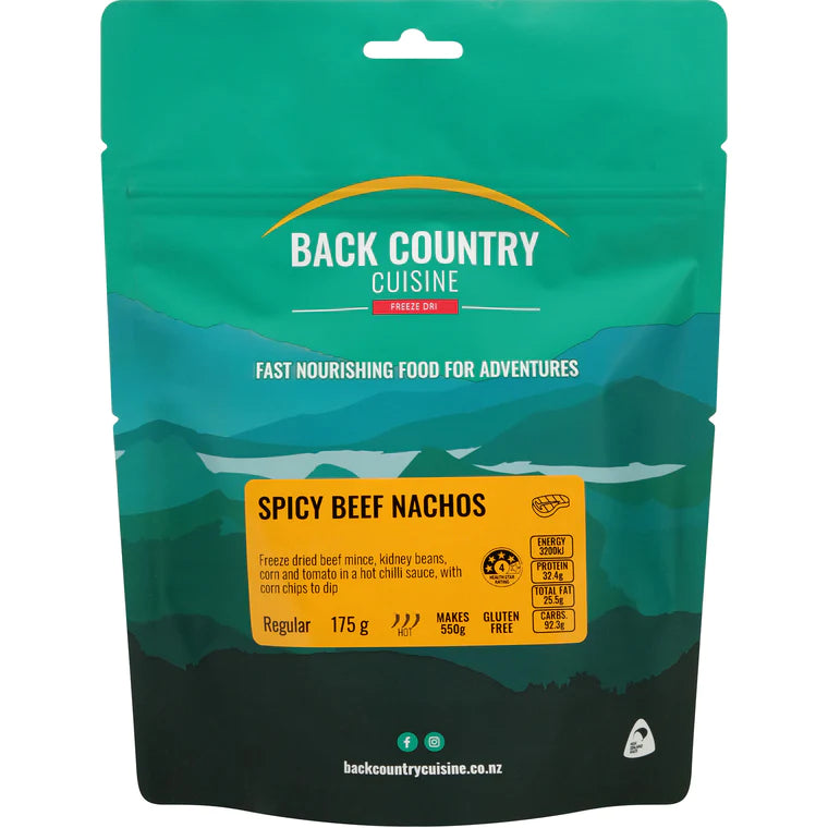 Back Country : Spicy Beef Nachos - Regular Serve