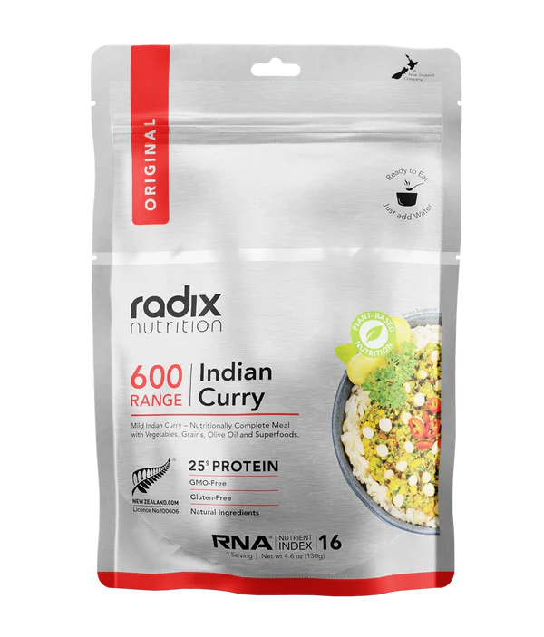 Radix Nutrition | Original | Indian Curry | 600 | Single Serve | v8