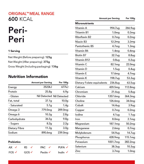 
                  
                    Radix Nutrition | Original | Peri-Peri | 600 Range | 1 Serve | v8
                  
                