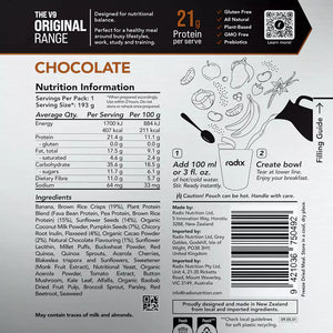 
                  
                    Radix Nutrition | Original Breakfast | V9 | Chocolate
                  
                