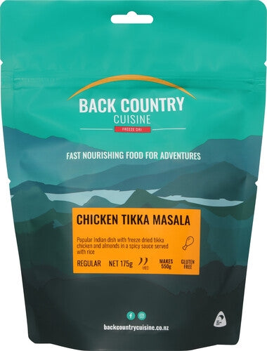 Back Country Cuisine : Chicken Tikka Masala - Gluten Free - 2 Serve (Regular)