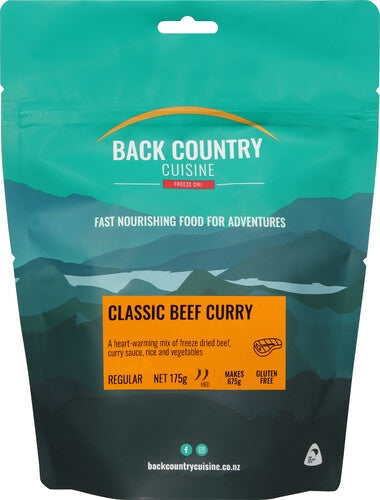 Back Country Cuisine : Classic Beef Curry - Gluten Free- 2 Serve (Regular)