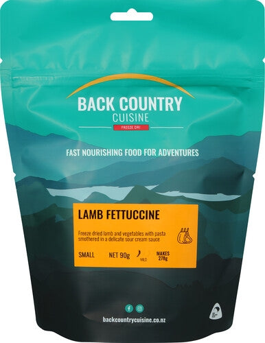 Back Country Cuisine : Lamb Fettucine -1 Serve (Small)