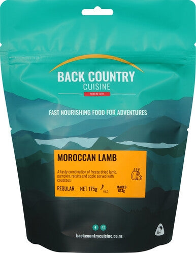 Back Country : Moroccan Lamb  -2 Serve (Regular)