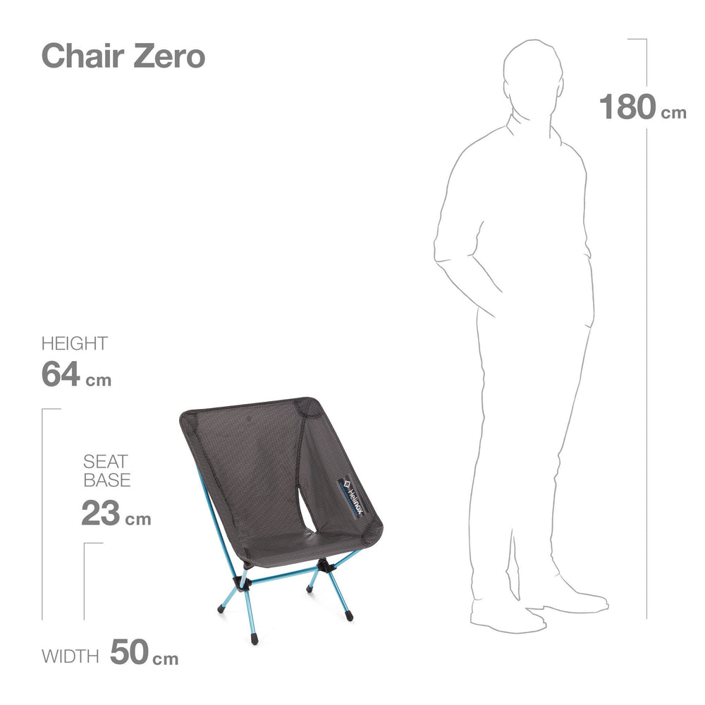 
                  
                    Helinox  - Chair Zero- Black (Blue Frame)
                  
                