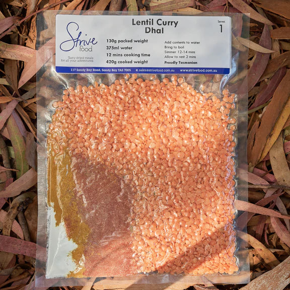 Strive Foods -  Lentil Curry Dhal - Single Serve
