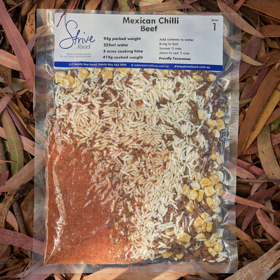 Strive Foods -  Mexican Chilli Beef - Single Serve