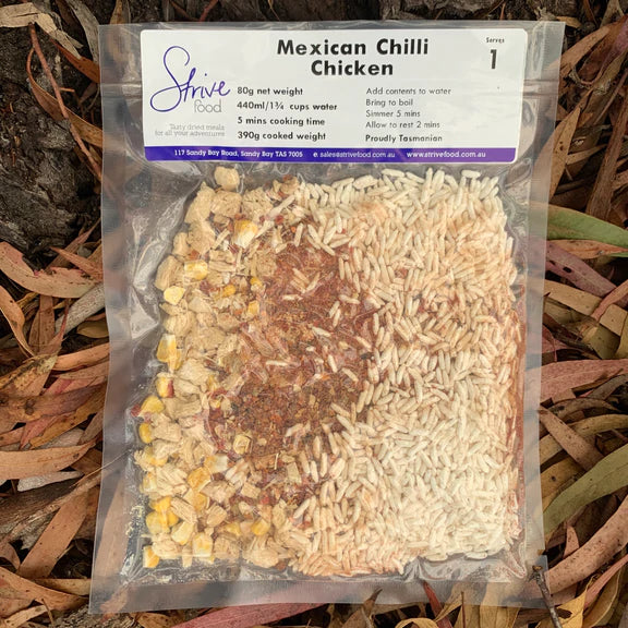 Strive Foods -  Mexican Chilli Chicken - Single Serve