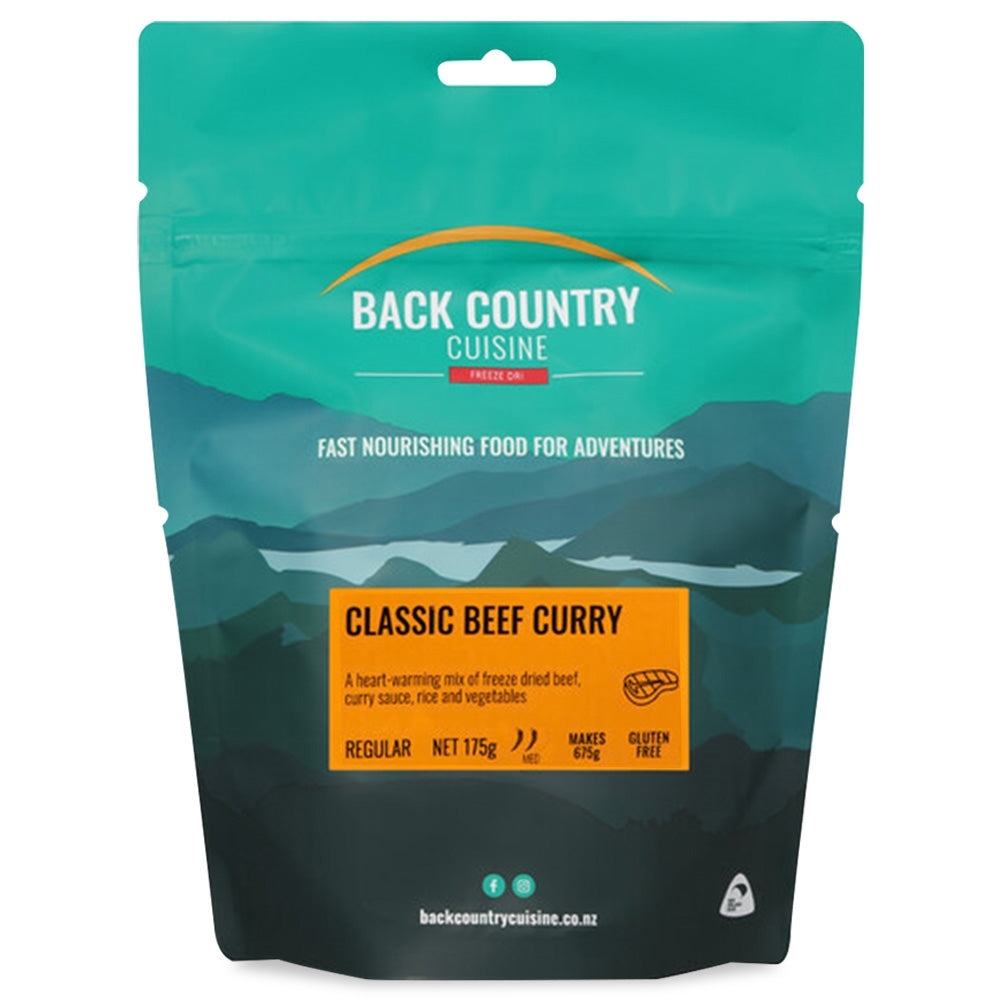 Back Country Cuisine : Classic Beef Curry - Gluten Free- 1 Serve (Small)